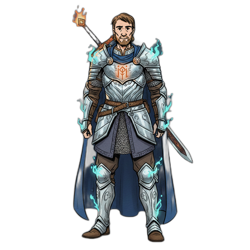 A Rune hero in legendary armour